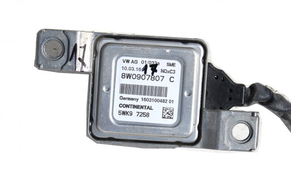 AUDI A4 A5 Q5 CZUJNIK SONDA NOX 8W0907807C 80A907807B 80A907807N 2,0TDi 8W0 907 807 C 80A907807B 80A907807N 80A907807M 80A907807