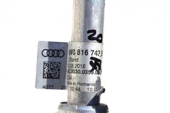 AUDI A5 RURKI KLIMATYZACJI 8W6816738B 8W0816721B 8W0816743B 8W1816740 8W0816741D KLIMY PRZEWÓD RURKA KOMPLET RUREK TDi 8W6816738