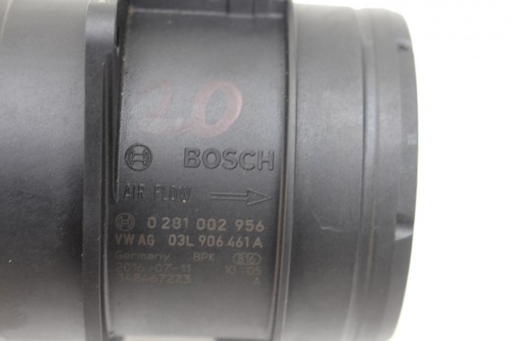 VW AUDI SKODA PRZEPŁYWKA PRZEPŁYWOMIERZ 03L906461A 03L 906 461 A masowy powietrza 03L906461A TDi diesel 03L906461A 03L906461A