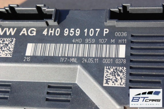 AUDI A8 STEROWNIK KLAPY TYLNEJ TYŁ 4H0959107R 4H0959107M 4H0959107P moduł elektrycznej 4H0959107 4H0959107R 4H0959107M 4H0959107