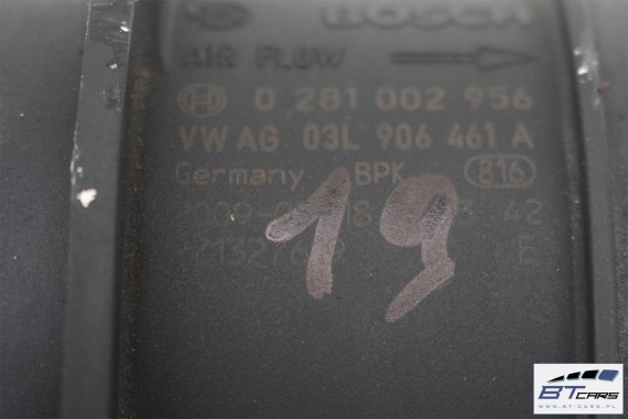 VW AUDI PRZEPŁYWKA PRZEPŁYWOMIERZ 03L906461A 03L 906 461 masowy powietrza 03L906461A TDi diesel 03L906461A 03L906461A 03L906461