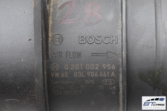 VW AUDI PRZEPŁYWKA PRZEPŁYWOMIERZ 03L906461A 03L 906 461 masowy powietrza 03L906461A TDi diesel 03L906461A 03L906461A 03L906461