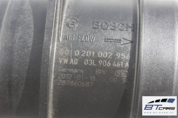 VW AUDI PRZEPŁYWKA PRZEPŁYWOMIERZ 03L906461A 03L 906 461 masowy powietrza 03L906461A TDi diesel 03L906461A 03L906461A 03L906461