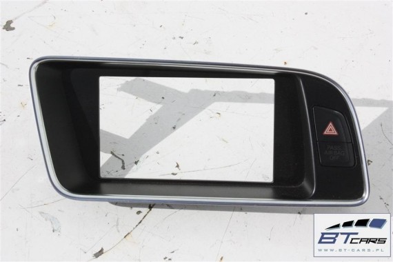 AUDI Q5 RAMKA NAWIGACJI KONSOLI 3G 8R1857186P 8R1 857 186 P monitorta wyświetlacza 8R