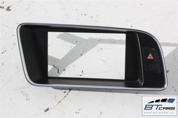 AUDI Q5 RAMKA NAWIGACJI KONSOLI 3G 8R1857186P 8R1 857 186 P monitorta wyświetlacza 8R