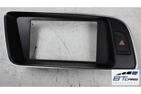 AUDI Q5 RAMKA NAWIGACJI KONSOLI 3G 8R1857186P 8R1 857 186 P monitorta wyświetlacza 8R