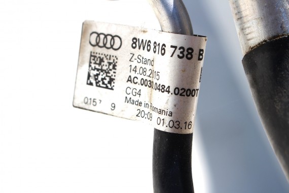 AUDI A4 A5 RURKA KLIMATYZACJI 8W0816743BP 8W0816721A 8W0816743BP 8W6816738B 8W1816740 KLIMY PRZEWÓD WĄŻ 8W0816743BP 8W0816743BP