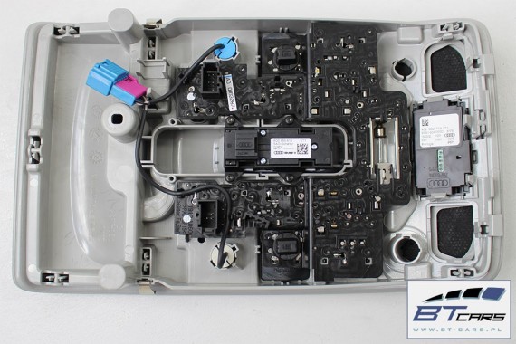 AUDI A6 A7 LAMPKA PODSUFITKI 4G0947135E oświetlenie kabiny 4G0947135 ET1 srebrny sterowanie bramą 4G0947135E 4G0947135 4G0947135