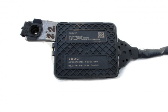 AUDI A4 A5 Q5 CZUJNIK SONDA NOX 8W0907807H 3,0TDi diesel 8W0 907 807 H tył 8W 8W6 8W0907807H 8W0907807AJ 8W0907807BM 8W0907807H
