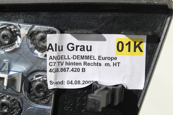 AUDI A7 LISTWY OZDOBNE WYKOŃCZENIE DEKORY 4G8867409B 4G8867410B 4G8867419B 4G8867420B 4G8853190 dekor AR8 4G 4G8867409 4G8867410