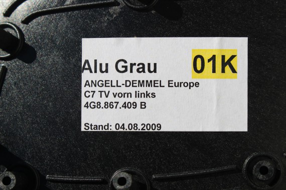 AUDI A7 LISTWY OZDOBNE WYKOŃCZENIE DEKORY 4G8867409B 4G8867410B 4G8867419B 4G8867420B 4G8853190 dekor AR8 4G 4G8867409 4G8867410