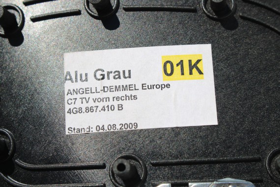 AUDI A7 LISTWY OZDOBNE WYKOŃCZENIE DEKORY 4G8867409B 4G8867410B 4G8867419B 4G8867420B 4G8853190 dekor AR8 4G 4G8867409 4G8867410