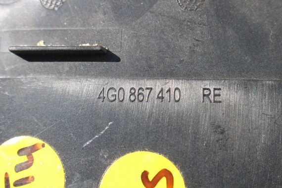 AUDI A7 LISTWY OZDOBNE WYKOŃCZENIE DEKORY 4G8867409 4G8867410 4G8867419 4G8867420 4G dekor 4G8 4 szt.