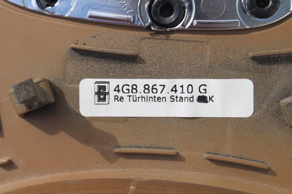 AUDI A7 LISTWY OZDOBNE WYKOŃCZENIE DEKORY 4G8867409G 4G8867410G 4G8867419F 4G8867420F 4G8853190M 4G8864261A 4G dekor GJ3 4G8