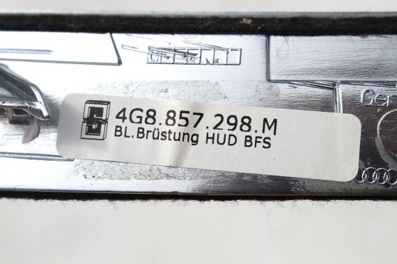 AUDI A7 LISTWY OZDOBNE WYKOŃCZENIE DEKORY 4G8867409G 4G8867410G 4G8867419F 4G8867420F 4G8853190M 4G8864261A 4G dekor GJ3 4G8