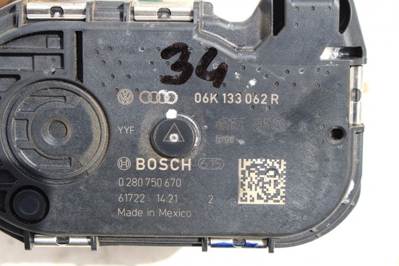 AUDI VW PRZEPUSTNICA 06K133062R 2.0 TFSI 06K 133 062 R silnik benzynowy