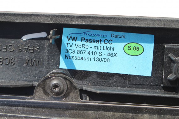 VW PASSAT CC LISTWY OZDOBNE LISTWA DEKORY DEKOR DRZWI 3C8867419L 3C8867420L 3C8867409S 3C8867410S 3C8867419 3C8867409S 3C8867410