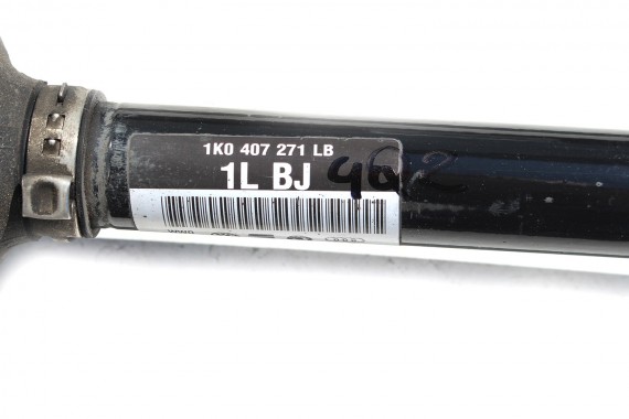 VW AUDI SKODA PÓŁOŚ PRZEDNIA LEWA 1K0407271LB 1K0 407 271 LB, skrzynia manualna 6-biegowa, silnik 1.6 TDi