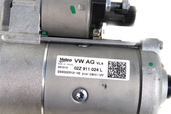 VW AUDI SEAT SKODA ROZRUSZNIK 02Z911024L 02Z911024B 02Z911021K silnik diesel 1.6 TDi skrzynia manualna producent Valeo 02Z911024