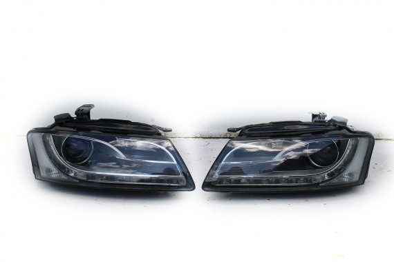 AUDI A5 8T CABRIO PRZÓD maska błotniki zderzak pas przedni błotnik lampy Xenon Led 8F LY9C 8T0941004AN 8T0941030AN 8T0941029AN