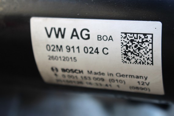 VW AUDI SEAT SKODA ROZRUSZNIK 02M911024C 02M911021E 02M911024G 2.2 KW 02M 911 024 C G  021 E  TDI DIESEL skrzynia manualna Bosch