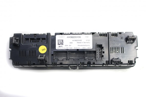 AUDI A8 S8 PANEL KLIMATYZACJI 4H0820043E 4H0820043H 4H0820043L moduł sterownik nawiewu klimy przedni przód 4H0820043E 4H0820043H