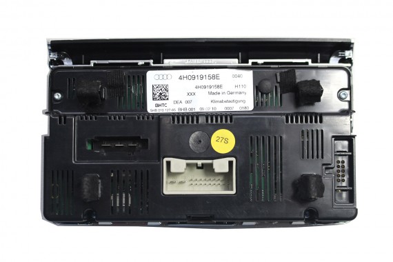 AUDI A8 PANEL KLIMATYZACJI TYLNY TYŁ 4H0919158E 4H0919158L moduł sterownik nawiewu klimy 4H0 919 158 E 4H0 919 158 L