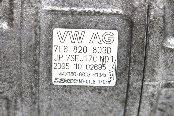 VW POMPA KLIMATYZACJI KLIMY 7L6820803D 7L6820803G 7L6820803L 7L6820803P 7L6820803S SRĘŻARKA KOMPRESOR AGREGAT Q7 4L 7L 7L6 7P
