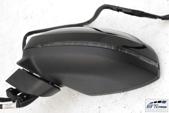 AUDI A4 LUSTERKO DRZWI LEWE el. skł. 14pin 8W zewnetrzne LY9B brylantowy czarny 14 pin pinów kabli przewodów 8W1857409 8W0857527