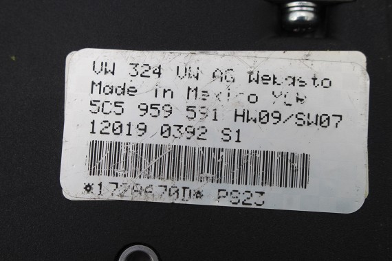 VW THE BEETLE SILNICZEK SZYBERDACHU 5C5959591 5C5959591A 5C5959591B dachu 5C5 959 591  5C5959591 5C5959591A 5C5959591B 5C5 2012-