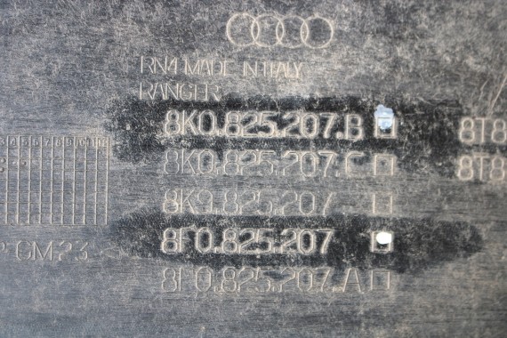 AUDI A4 A5 OSŁONA PODŁOGI 8K0825207B 8F0825207 8K0825207C 8F0825207A strona lewa 8K 8F 8K0825207B 8F0825207 8K0825207C 8F0825207