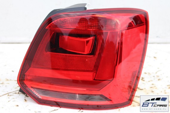 VW POLO 6C LP3G TYŁ ZDERZAK + KLAPA BAGAŻNIKA + LAMPY lampa 6C 2015- Kolor: LP3G - czerwień flas