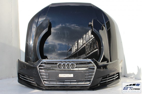 AUDI A4 PRZÓD maska błotnik zderzak pas przedni wzmocnienie 8W B9 Kolor czarny 8W0821105 8W0821106 8W0823029 8W0807065 8W0807611