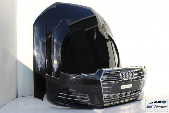 AUDI A4 PRZÓD maska błotnik zderzak pas przedni wzmocnienie 8W B9 Kolor czarny 8W0821105 8W0821106 8W0823029 8W0807065 8W0807611