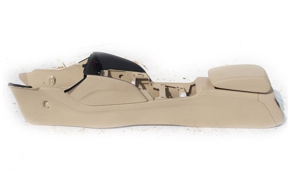 AUDI A3 TUNEL + PODŁOKIETNIK SKÓRA 8V1863241 8V0864283 LM5 - beżowy pashmina 8V1 863 241 komplet z podłokietnikiem 8V1863241J