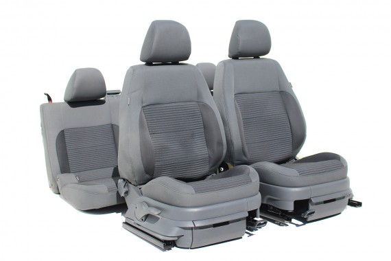 VW AMAROK FOTELE KOMPLET FOTELI siedzeń siedzenia fotel tapicerka 2H welur kolor czarny 2H 60 kilometrów