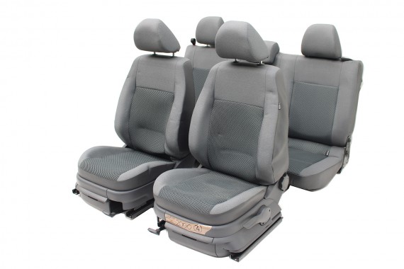 VW AMAROK FOTELE KOMPLET FOTELI siedzeń siedzenia fotel tapicerka 2H welur kolor czarny 2H 102 kilometry