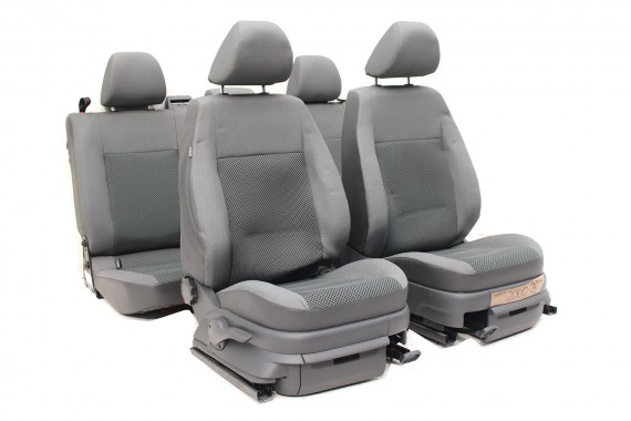 VW AMAROK FOTELE KOMPLET FOTELI siedzeń siedzenia fotel tapicerka 2H welur kolor czarny 2H 102 kilometry