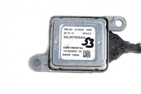 VW GOLF 7 AUDI A3 CZUJNIK SONDA NOX 04L907805AA 04L907807AA 04L907807AD 04L 907 805 AA 04L 907 807 AA diesel 2.0 TDi 04L907807DN