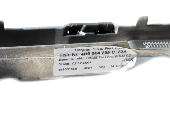 AUDI A8 FOTELE KOMPLET FOTELI siedzeń siedzenia tapicerka 4H D4 4H0 2010-2017 kolor alcantara czarne skóra masaże wentylowane
