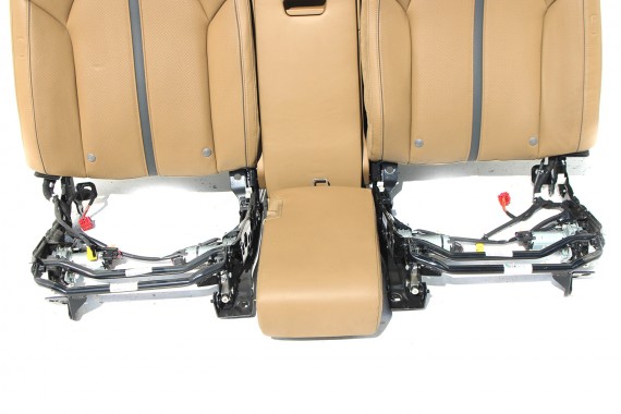 AUDI A8 4H D4 LONG FOTELE KOMPLET FOTELI siedzeń siedzenia tapicerka 4H0 kolor brązowy skóra masaże wentylowane DESIGN SELECTION