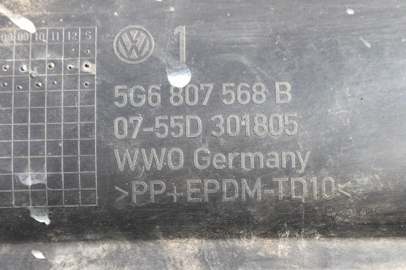 VW GOLF 7 SPORTSVAN SPOJLER 5G6807568B ZDERZAKA TYŁ TYLNEGO DYFUZOR TYLNY 5G6 807 568 B  5G 510