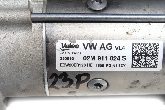 VW AUDI SEAT SKODA ROZRUSZNIK 02M911024S 02M911024B 02M911021P SKRZYNIA MANUALNA 6-BIEGOWA DIESEL 02M 911 024 S B 02M 911 021 P