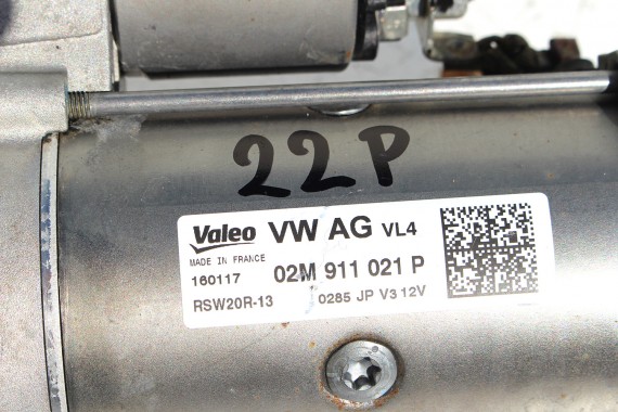 VW AUDI SEAT SKODA ROZRUSZNIK 02M911021P 02M911024B 02M911024S SKRZYNIA MANUALNA 6-BIEGOWA DIESEL 02M 911 021 P  02M 911 024 B S