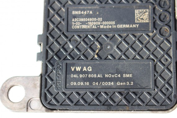 VW PASSAT B8 CZUJNIK SONDA NOX 04L907805AL 04L 907 805 2.0 TDi ARTEON 04L907805AL 04L907807AL 04L907805 04L907807ED 04L907807ER