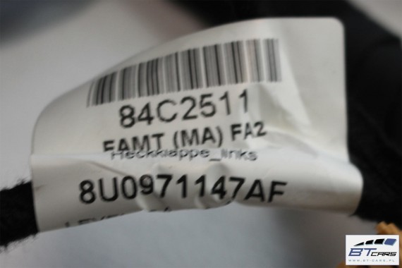 AUDI Q3 FL KLAPA ELEKTRYCZNA 8U0827851 8U0959107 SIŁOWNIKI SIŁOWNIK MECHANIZM DOMYKANIA KLAPY KOMPLET 8U0827851A 8U0971147AF