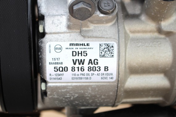 VW AUDI POMPA KLIMY SPRĘŻARKA 5Q0816803B 5Q0816803 5Q0816803D MAHLE 5Q0 816 803 B 5Q0816803C 5Q0816803H 5Q0816803F SKODA SEAT