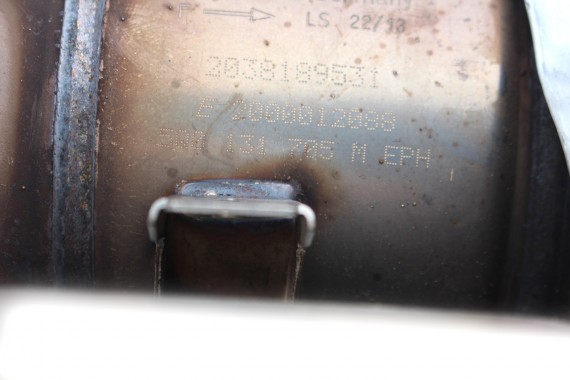 AUDI SEAT KATALIZATOR 04L131723CP 5Q0131705M 04L131670 04L131670X FILTR CZASTEK STAŁYCH DPF 04L 131 723 CP 670 04L131705M