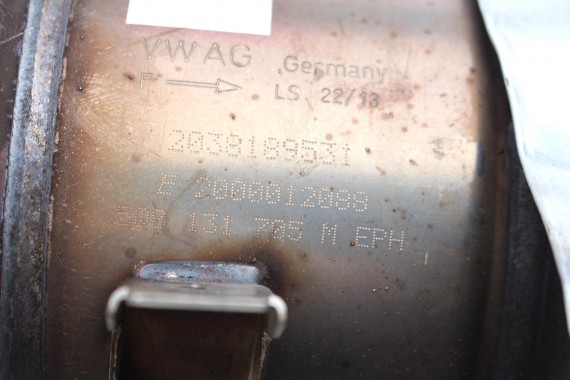 AUDI SEAT KATALIZATOR 04L131723CP 5Q0131705M 04L131670 04L131670X FILTR CZASTEK STAŁYCH DPF 04L 131 723 CP 670 04L131705M