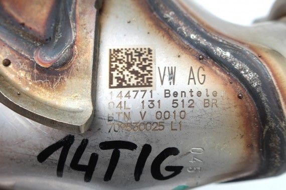 VW AUDI SKODA SEAT ZAWÓR CHŁODNICA EGR 04L131512BR 04L131512BH 04L131512BQ recyrkulacji spalin 04L131512 04L131512D 04L131512BG